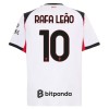 Camisola AC Milan Rafael Leao 10 Homen Equipamento 2ª 2025-26